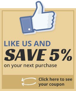 Like us and save 5%